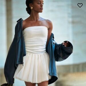 Reformation Sable Cashmere Dress Gossamer - Size S